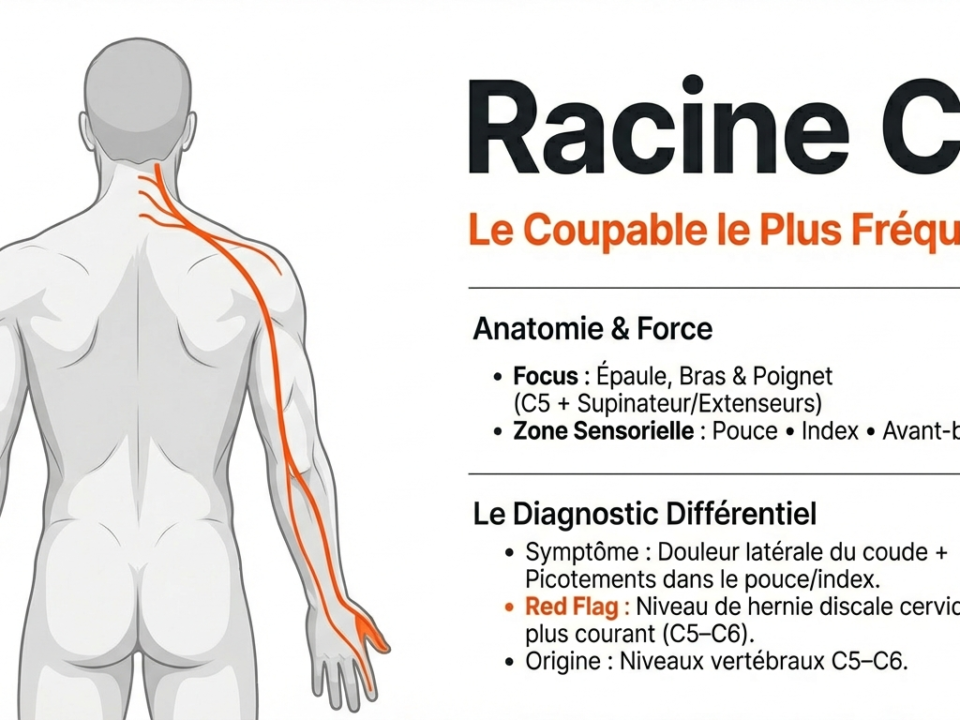 Racine C6 | Douleur Au Pouce Ou Au Coude ? C'Est Le Niveau De Hernie Le Plus Fréquent. | Douleur Au Triceps