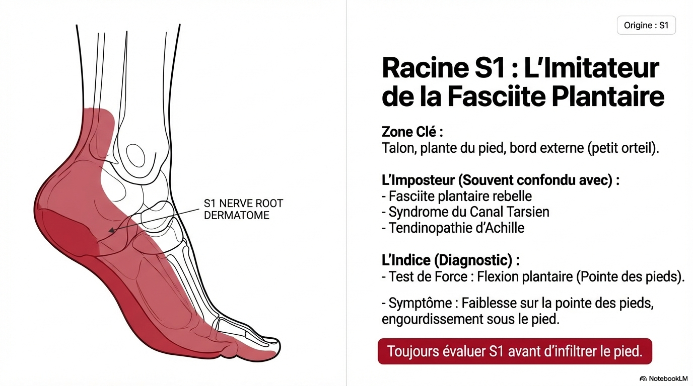 Racine nerveuse S1 - Fesse profonde