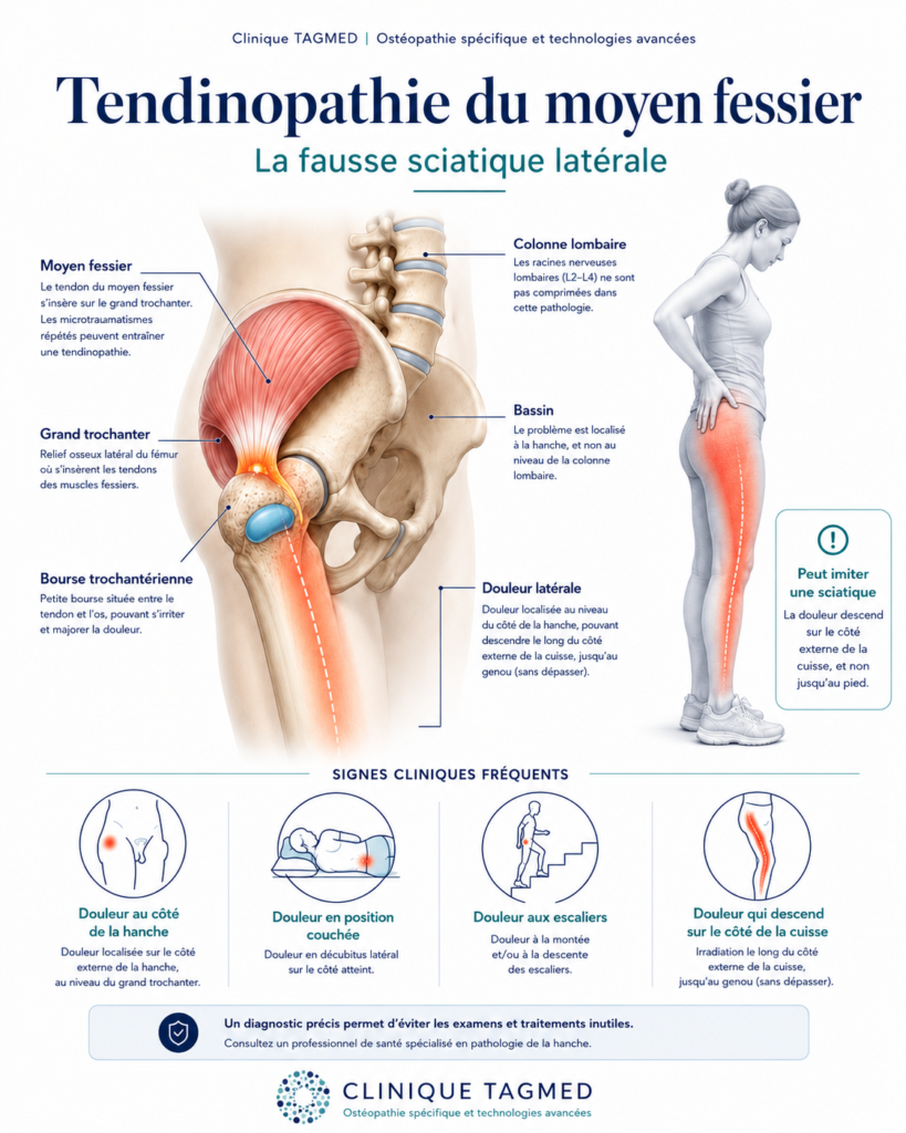Chatgpt Image 19 Mai 2026 20 11 50 | Tendinopathie Du Moyen Fessier : La Fausse Sciatique Latérale | Tendinopathie