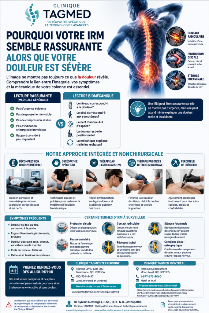 Chatgpt Image 25 Mai 2026 16 43 14 | Pourquoi Votre Irm Semble Rassurante Alors Que Votre Douleur Est Sévère | Irm