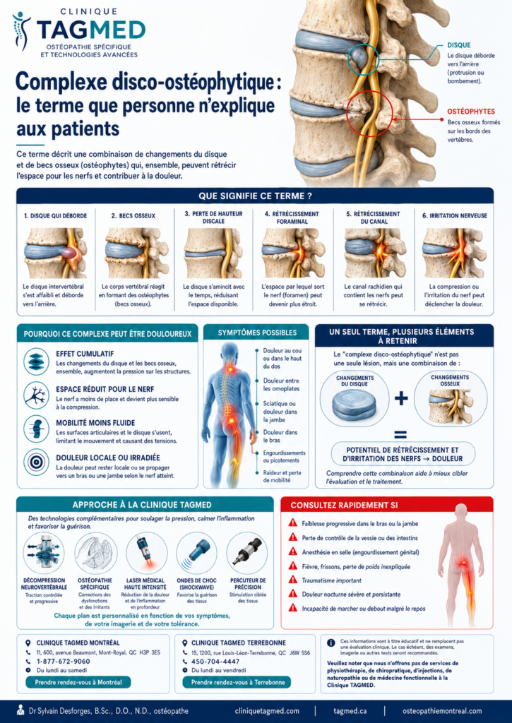 Complexe Disco Osteophytique | Complexe Disco-Ostéophytique : Le Terme Que Personne N’explique Aux Patients | Complexe Disco-Ostéophytique