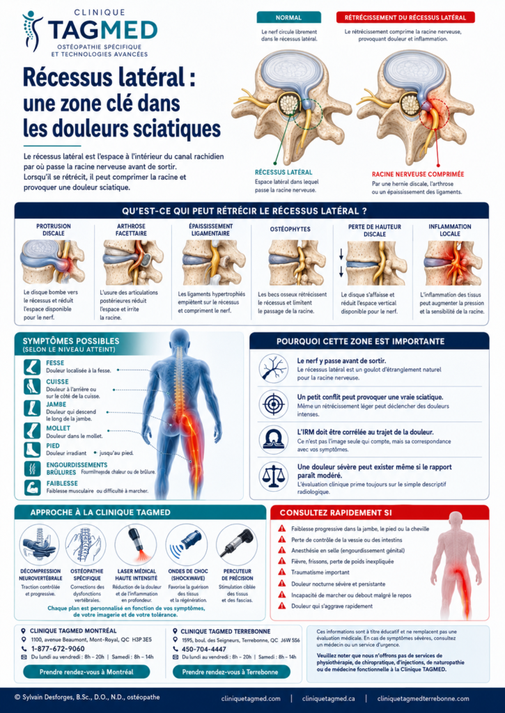 Récessus Latéral : Une Zone Clé Dans Les Douleurs Sciatiques 1 Recessus Lateral | Récessus Latéral : Une Zone Clé Dans Les Douleurs Sciatiques | Récessus Latéral