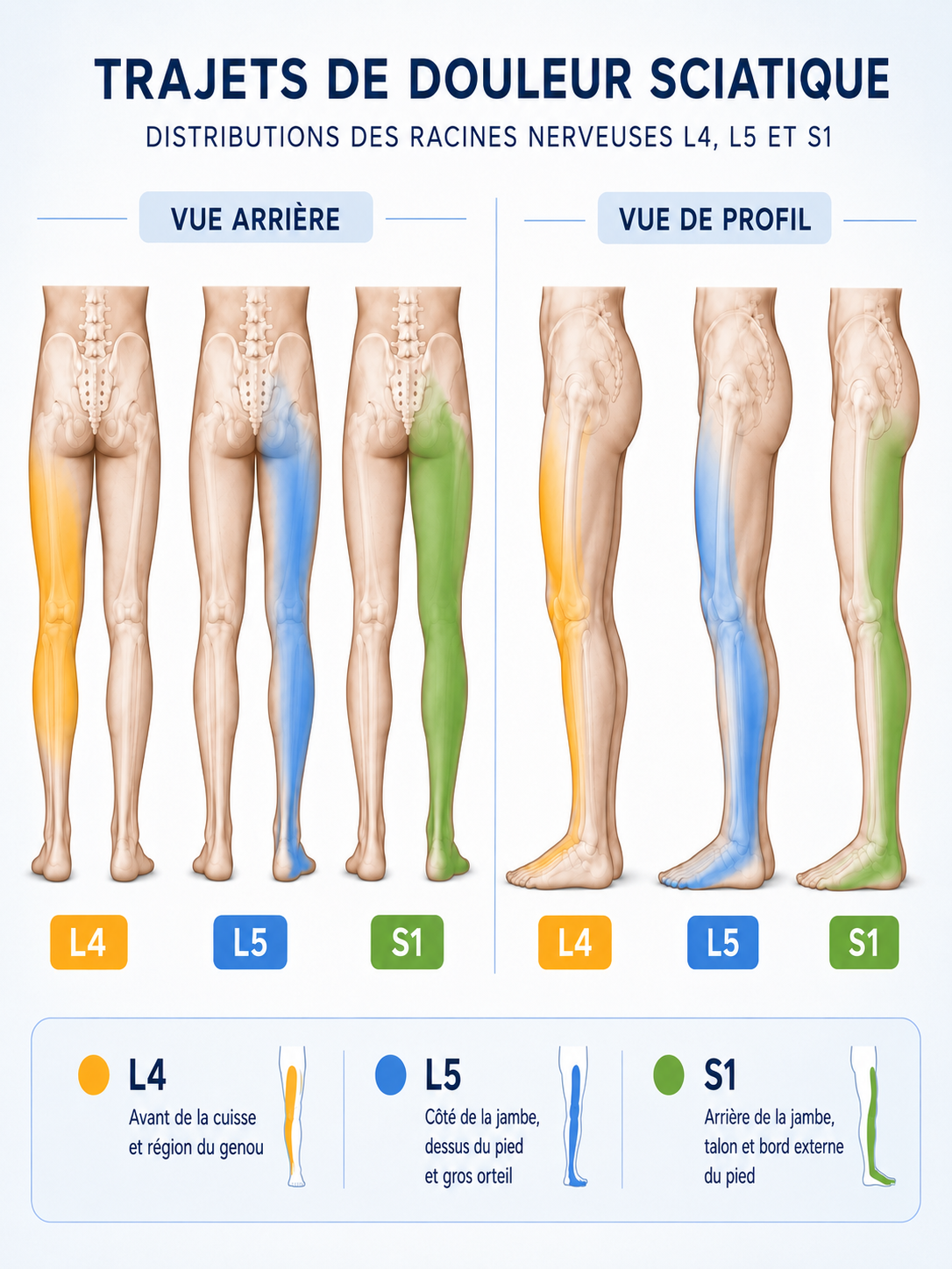 Schema Racines L5 S1 L4 L5 1 | La Sciatique - Solution | Sciatique
