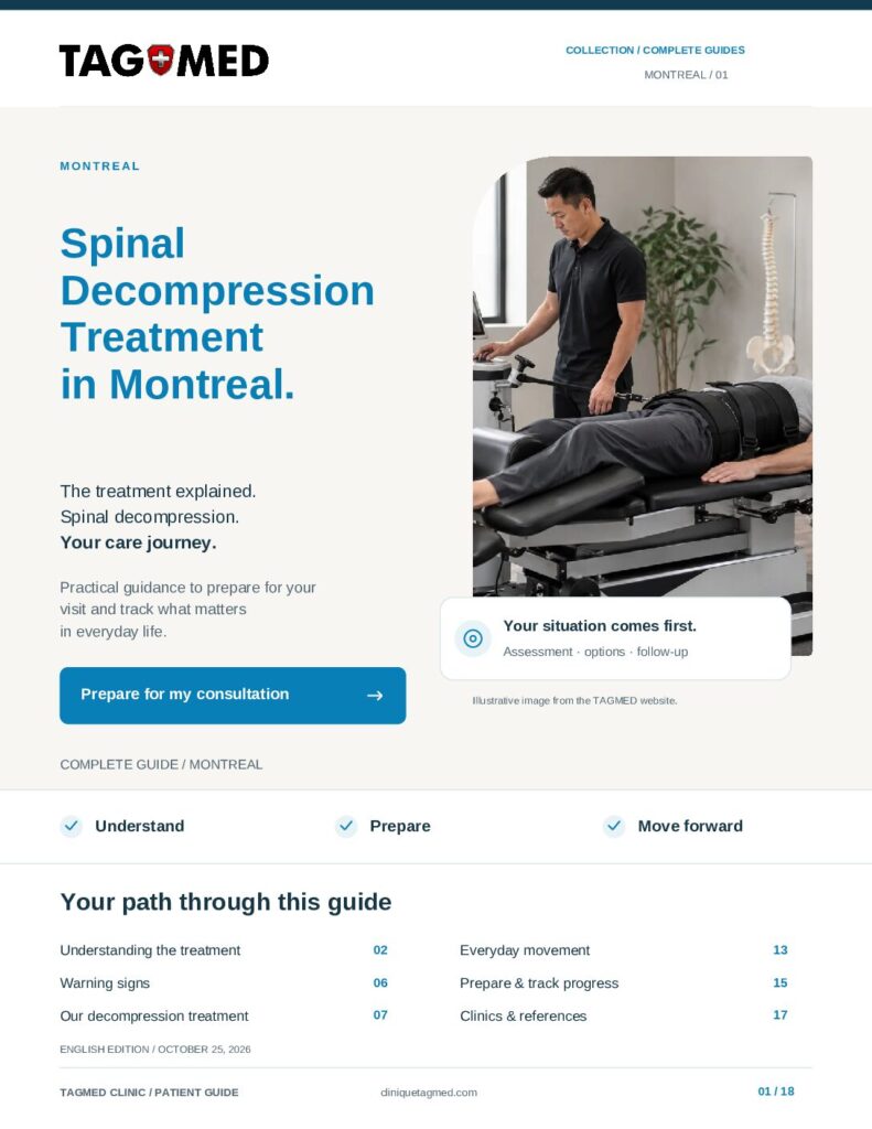 Guide Cover: Spinal Decompression Treatment In Montreal