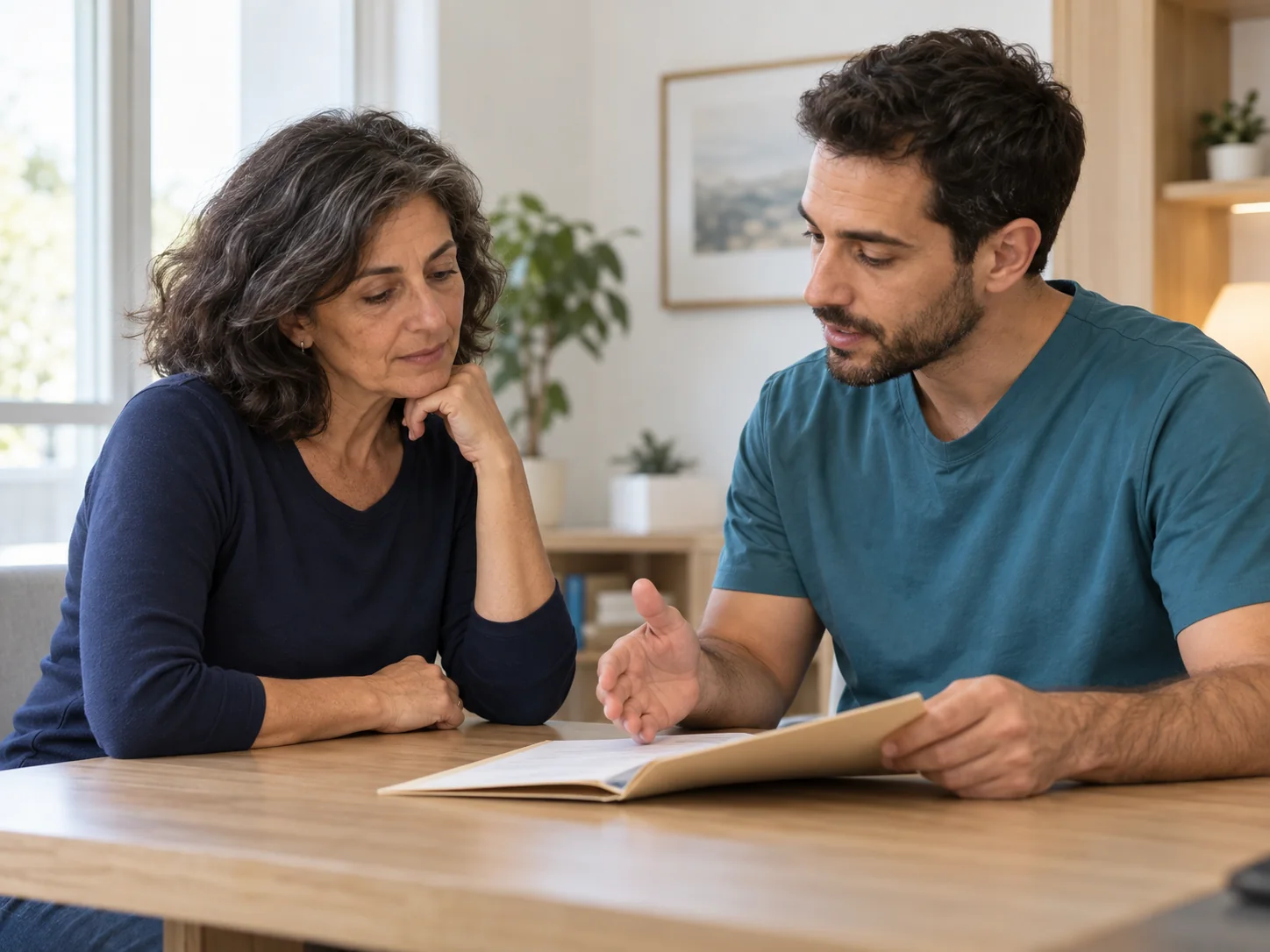 Échange Entre Une Personne Et Un Professionnel Autour De Son Dossier De Consultation